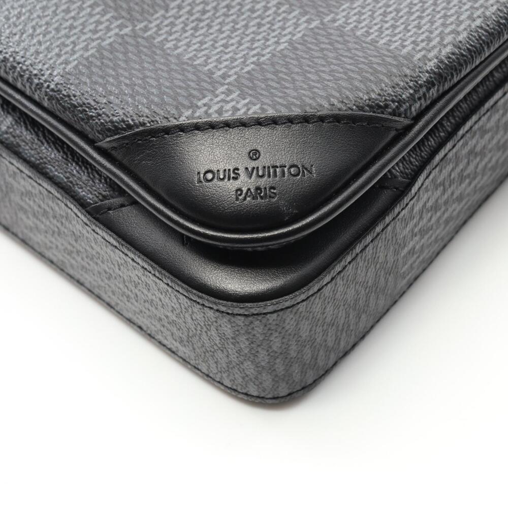 Louis Vuitton Trio Messenger Bag Leather Graphite Black - Picture 5 of 7